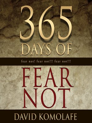 cover image of 365 Days of Fear Not